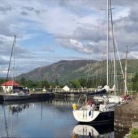 Uiteindelijk zonnig zeilen op Loch Ness