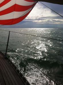 Genaker op Noordzee, Uisge Beatha, Zeilen, Watersport