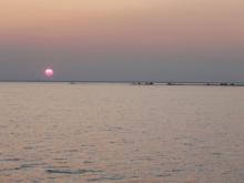 Haringvliet bij zonsondergang, Uisge Beatha, Zeilen, Watersport Haringvliet bij zonsondergang, Uisge Beatha, Zeilen, Watersport