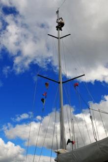 Zonnige dag, Uisge Beatha, Zeilen, Watersport