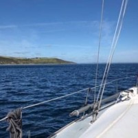 Motoren naar Falmouth en een heerlijke zeiltocht naar Fowey