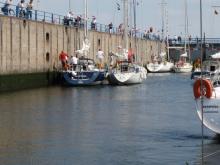 Net los van de sluiswand, Uisge Beatha, Zeilen, Watersport