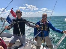 Blije man, Uisge Beatha, Zeilen, Watersport Blije man, Uisge Beatha, Zeilen, Watersport