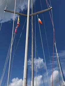 Gastenvlag Republiek Ierland, Uisge Beatha, Zeilen, Watersport Gastenvlag Republiek Ierland, Uisge Beatha, Zeilen, Watersport