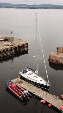 Uisge Beatha in Cromarty Harbour, Uisge Beatha, Zeilen, Watersport