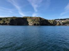 Stortbui in Falmouth Haven, Uisge Beatha, Zeilen, Watersport