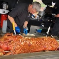 Rustig tegen de kademuur in Lossiemouth