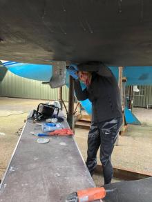 Kitrand schoonmaken, Uisge Beatha, Zeilen, Watersport Kitrand schoonmaken, Uisge Beatha, Zeilen, Watersport