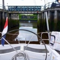 Motorend naar St Peters Basin in Newcastle