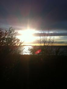 Pampus bij zonsondergang, Uisge Beatha, Zeilen, Watersport Pampus bij zonsondergang, Uisge Beatha, Zeilen, Watersport