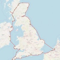 Cijfers bij zeilen Rond Engeland