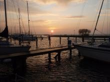 Zonsopgang over de Grevelingen, Uisge Beatha, Zeilen, Watersport