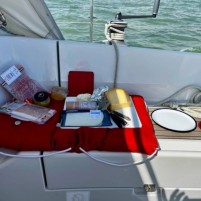 Met moeite weg uit Southwold richting Burnham on Crouch