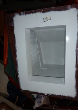 Verbouwing koelbox - 4 | Koelbox, Waterpomp, Drukvat, Compressor, Keukenblad, Trespa