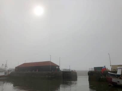 Van mist via onweer naar Aberdeen | Rondje Engeland, Solozeilen, Noordzee, Arbroath, Peterhead, Schotland, Aberdeen,