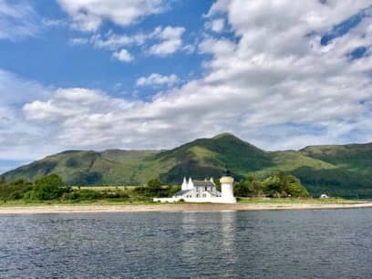 Verlaten Caledonian Canal richting Dunstaffnage | Rondje Engeland, Ierse Zee, Schotland, Caledonian Canal, Dunstaffnage, Corpach, Fort William, Sluizen, 