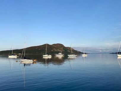 Dolfijnen van Lamlash blijven op afstand | Rondje Engeland, Schotland, Lamlash, Tarbert, Arran,