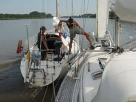 Het Kieler-kanaal door | Denemarken, Kielerkanaal, Brunsbüttel, Holternau