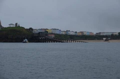 Nachtelijke escapades in Tenby | Rondje Engeland, Solozeilen, Ierse Zee, St. George Channel, Wales, Milford, Tenby, Swansea, Bristol Channel, 