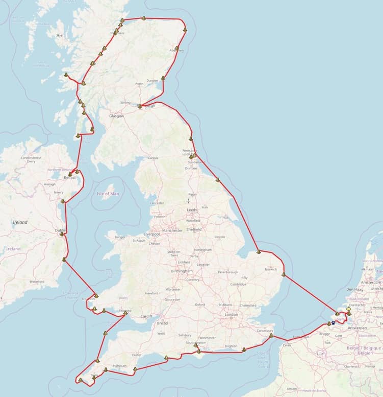 Cijfers bij zeilen Rond Engeland | Rondje Engeland, Betrokkenheid, Engagement, Statistiek,